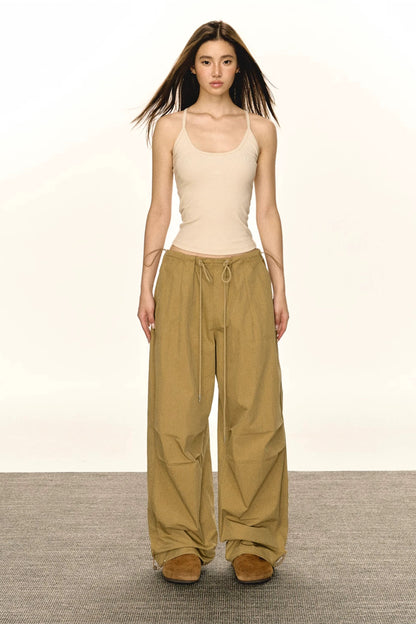 Autumn Retro Low Rise Cargo Pants