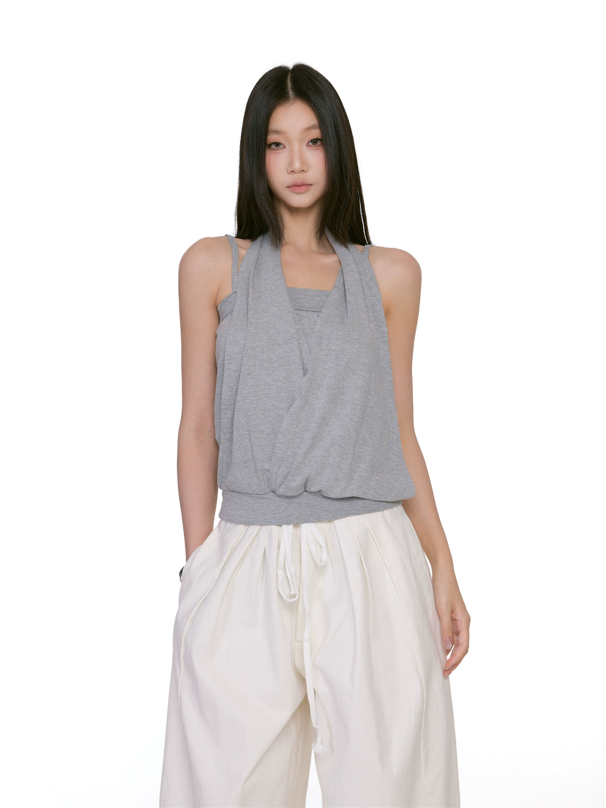 Isolde Draped Layered Tank