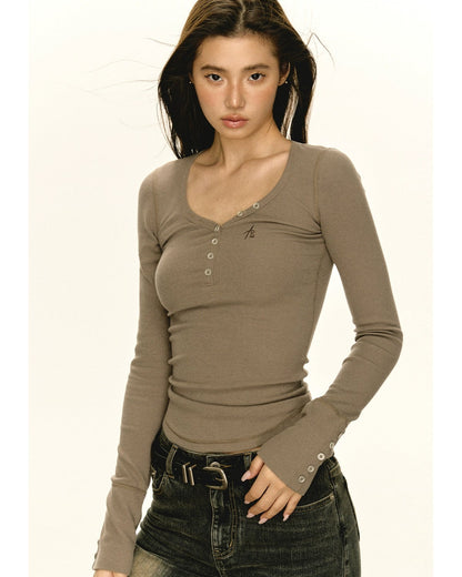 Isabella Retro Long Sleeve T-shirt