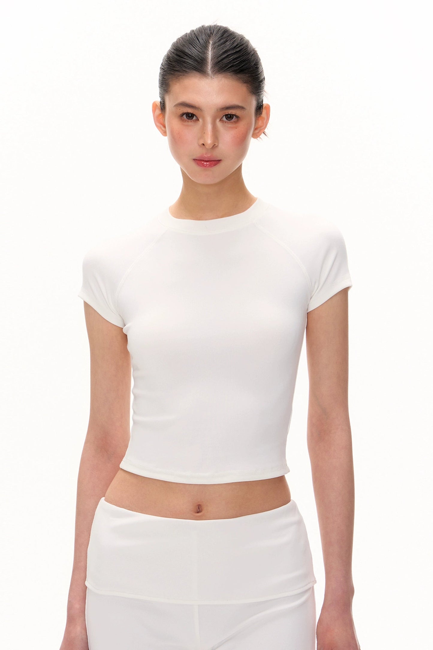 Lexi Solid Color Basic T-Shirt