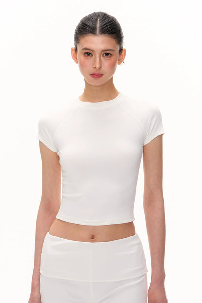 Lexi Solid Color Basic T-Shirt