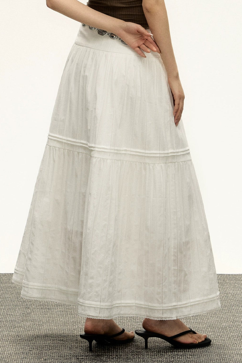 Arabella Retro Midi Skirt