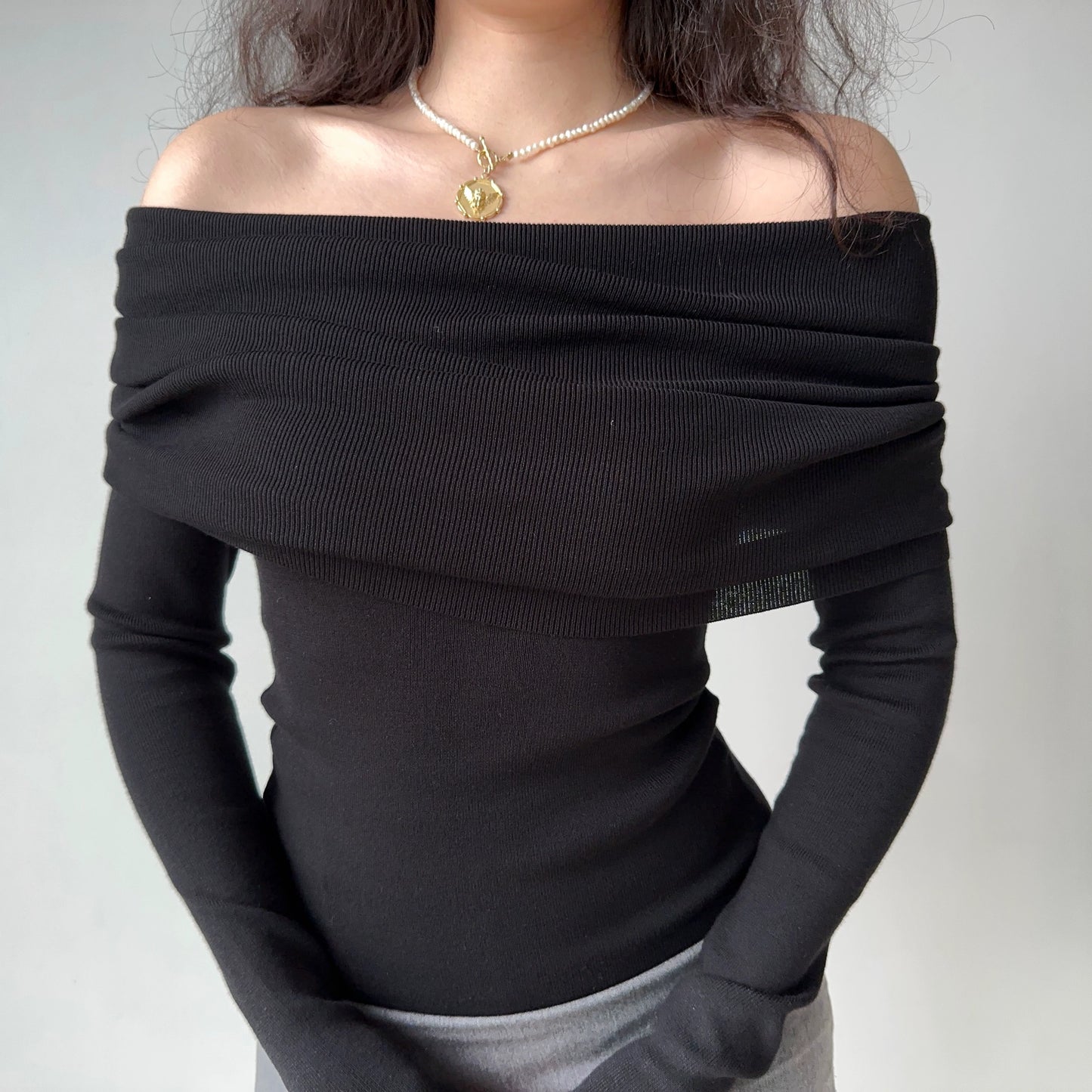 Charlotte Off-Shoulder Sweater