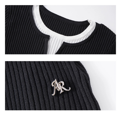 Azalea Double Long Sleeve Knit T-shirt