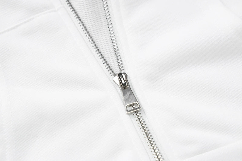 Aubrey Cropped Zip-Up Hoodie