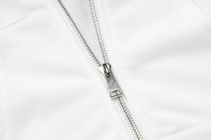 Aubrey Cropped Zip-Up Hoodie