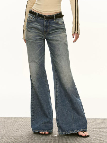 Mary Vintage Blue Washed Jeans