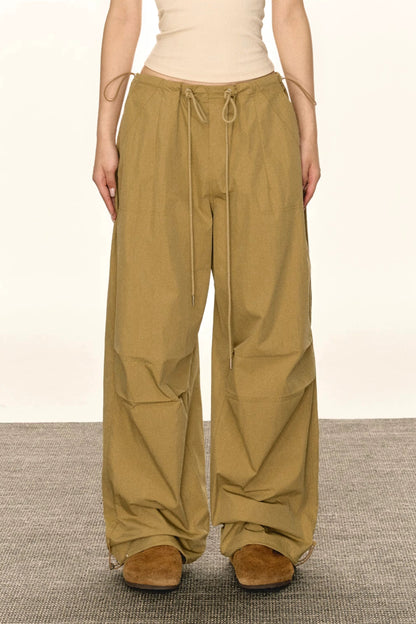 Autumn Retro Low Rise Cargo Pants