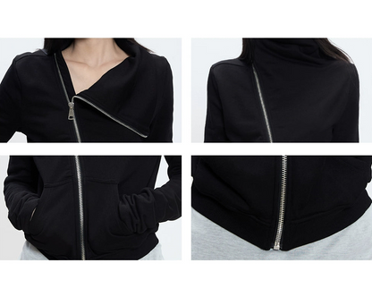 Thalia Asymmetrical Zip Top