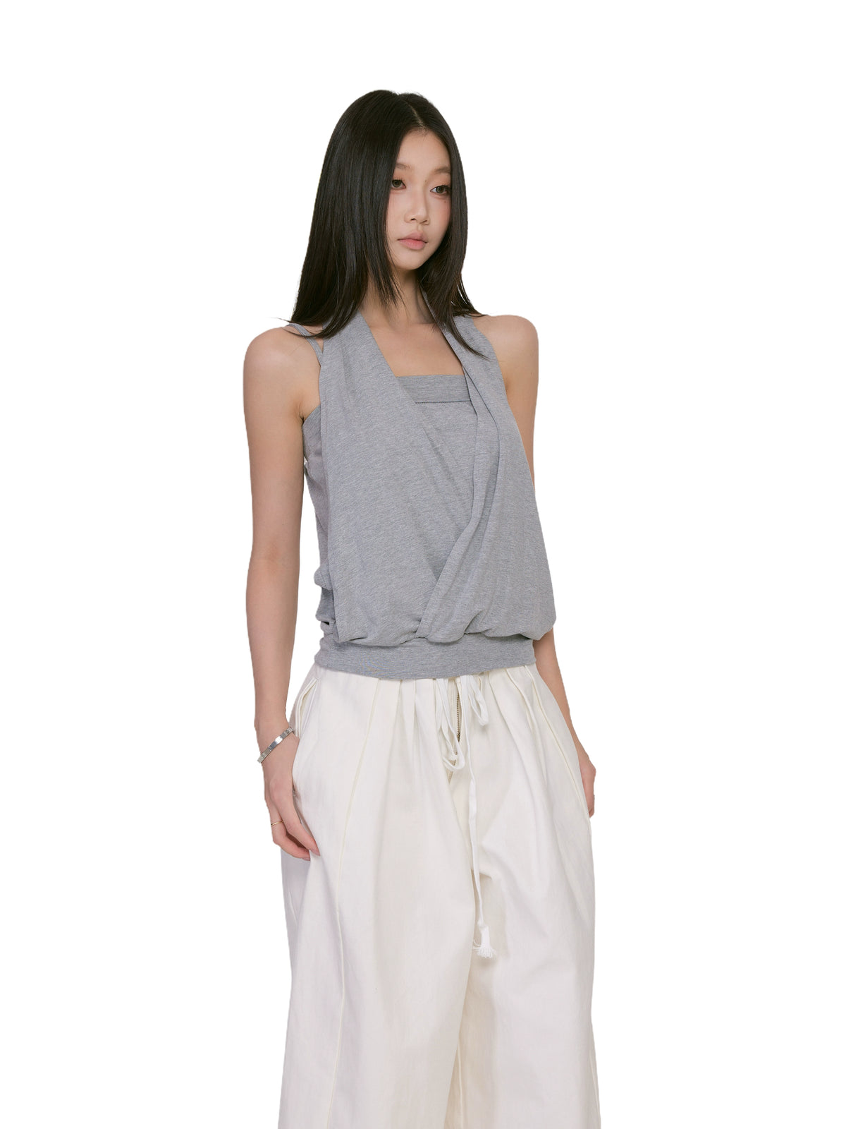 Isolde Draped Layered Tank