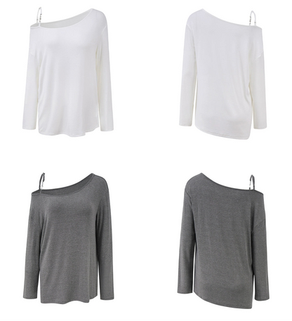 Reina Loose Wearing Long Sleeve T-Shirt