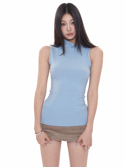 Lina Ribbed Scoop Tank Top