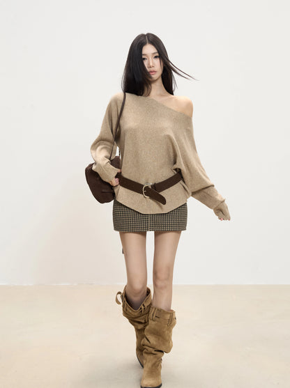 Arden Off-Shoulder Knit Sweater