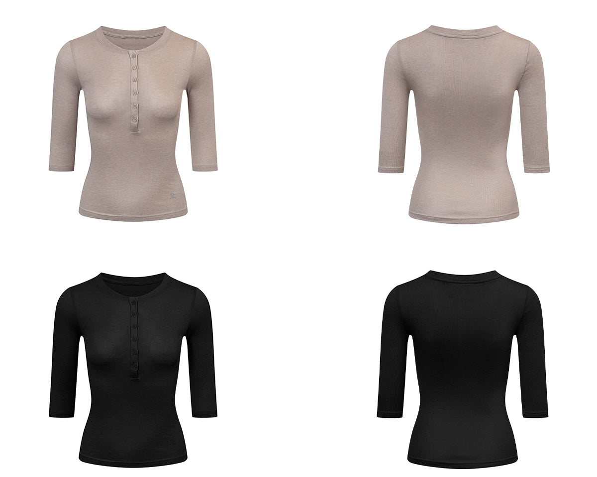 Rose Mid Sleeve Base Top