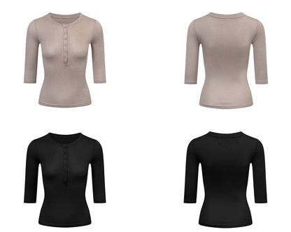 Rose Mid Sleeve Base Top