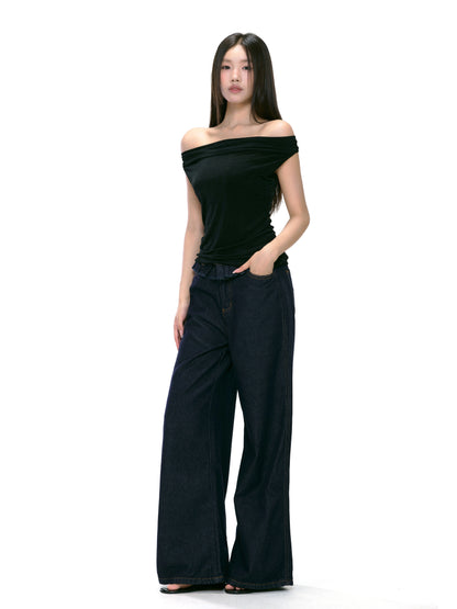 Roux Wide-Leg Jeans