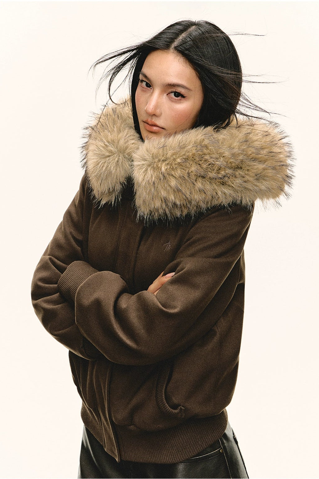 Miley Retro Fur Collar Jacket