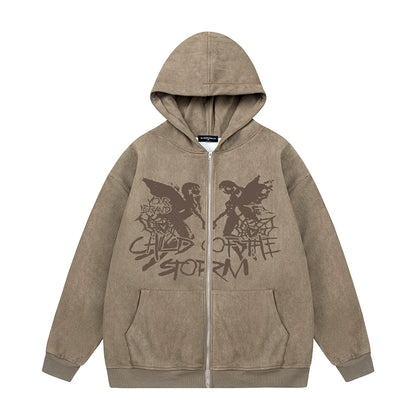 Stormchild Graphic Zip Hoodie