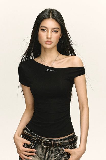 Bonnie A Shoulder Short Sleeve T-Shirt