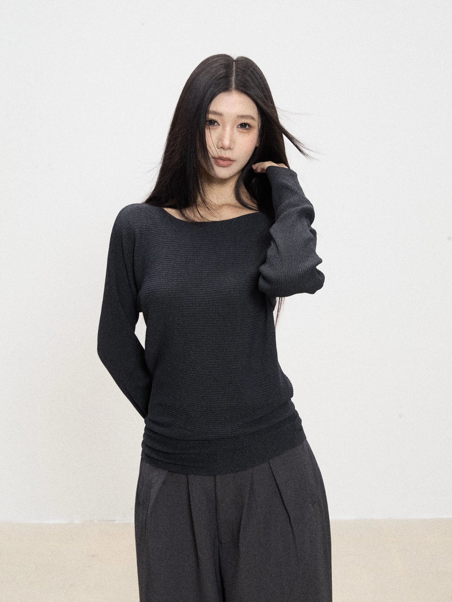 Evelyn Soft Knit Long Sleeve Top