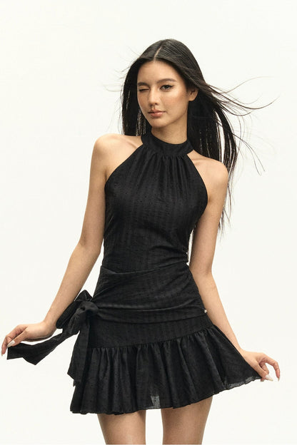 Katalina Bow Sleeveless Mini Dress