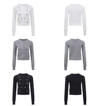 Angel Embroidered Puppy Cardigan