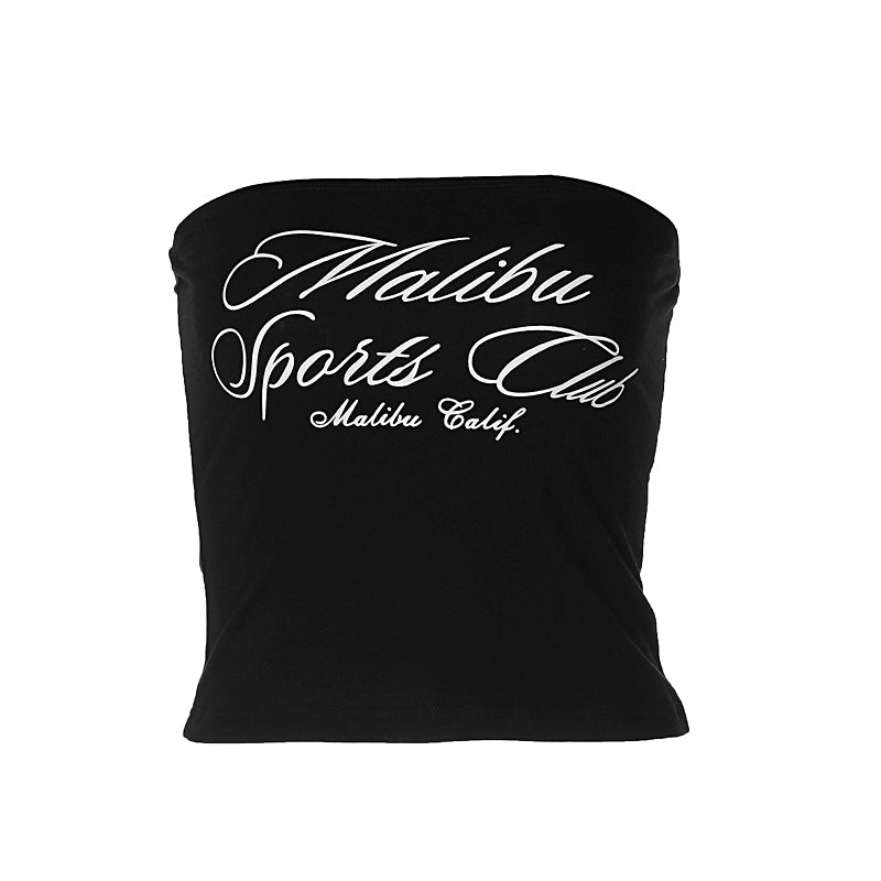 Malibu Script Tube Top