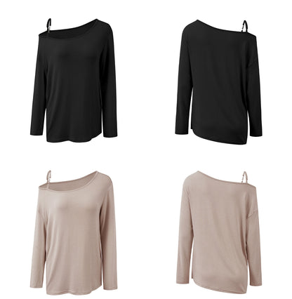 Reina Loose Wearing Long Sleeve T-Shirt