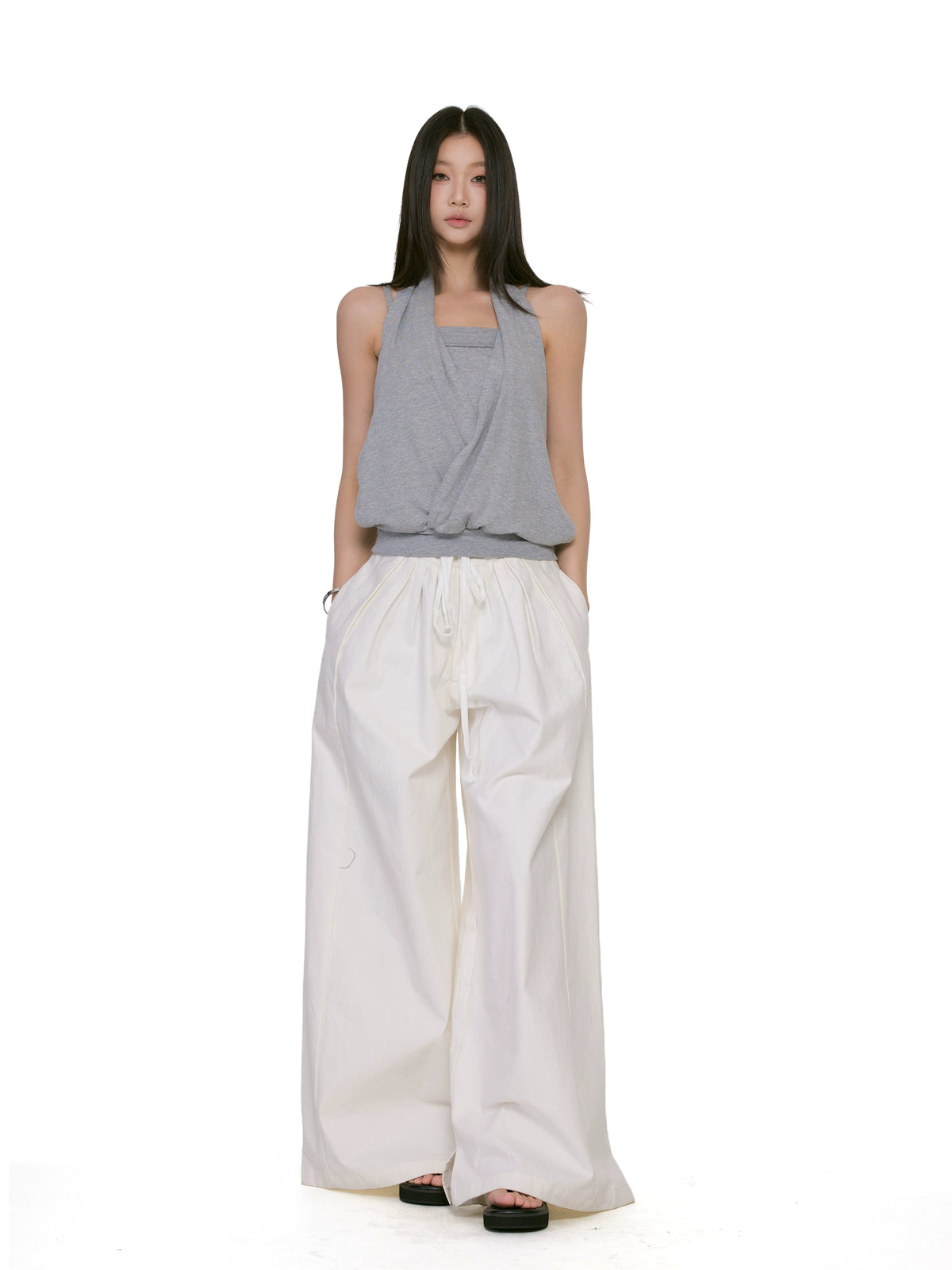 Isolde Draped Layered Tank
