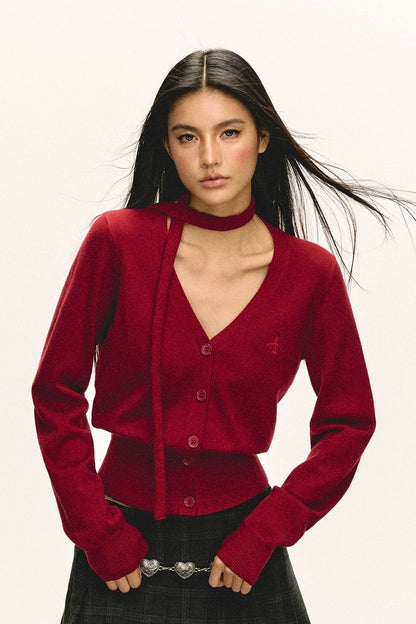 Melissa V Knit Cardigan