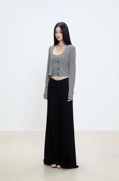 Lina Striped Layered Knit Set
