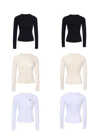 Eden Retro Knitted Cardigan Sweater
