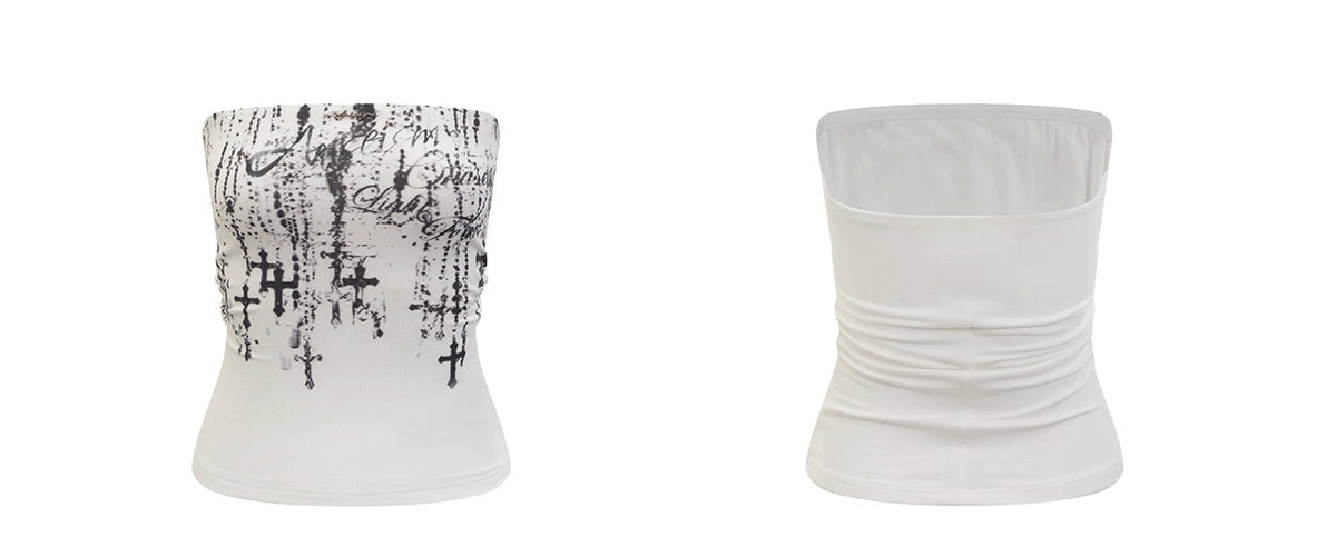 Zariah Retro Tube Top