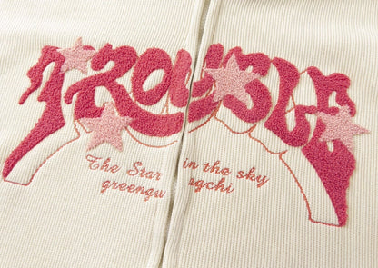 Stellar Graphic Corduroy Zip Hoodie