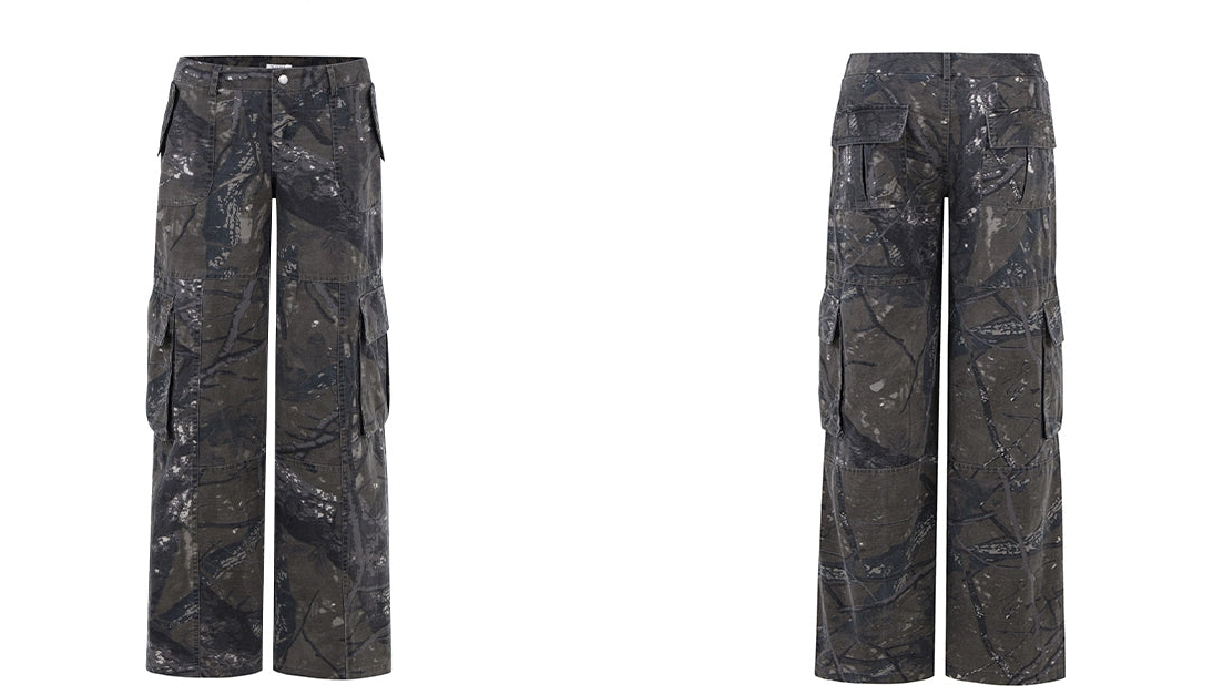 Carmen Vintage Camouflage Cargo Pants