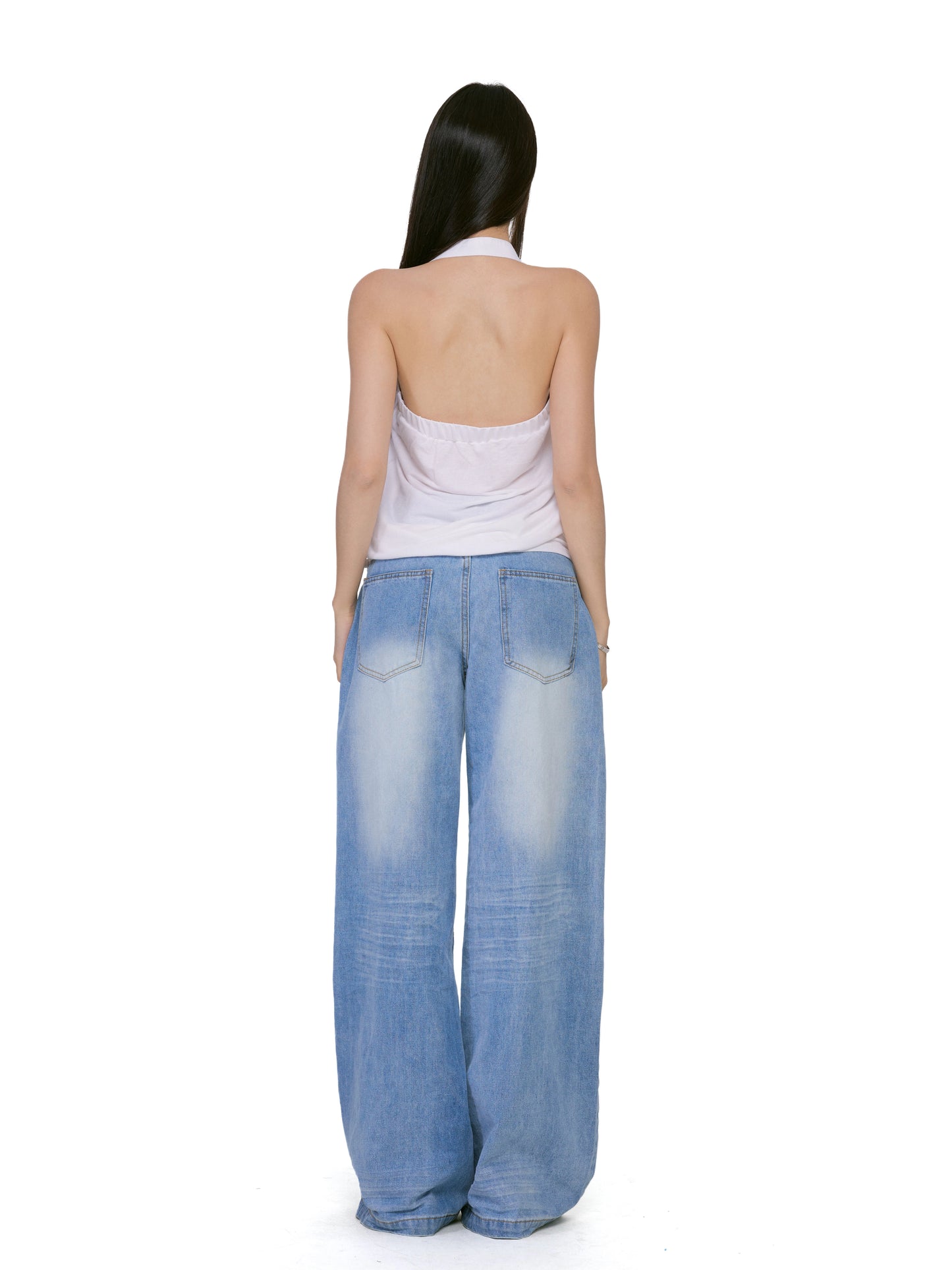 Isla Pleated Halter Top