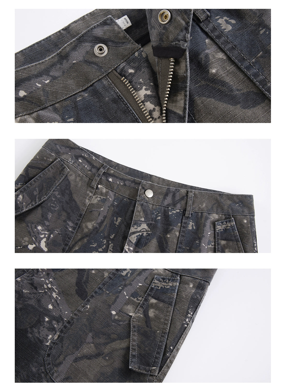 Carmen Vintage Camouflage Cargo Pants