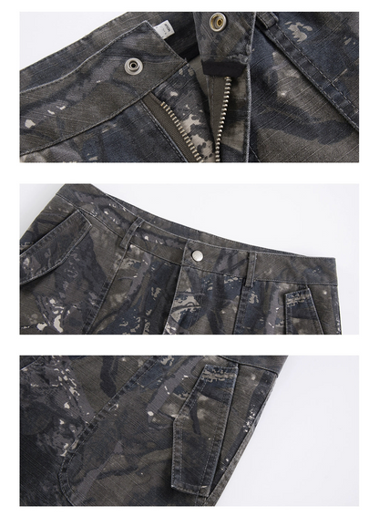 Carmen Vintage Camouflage Cargo Pants