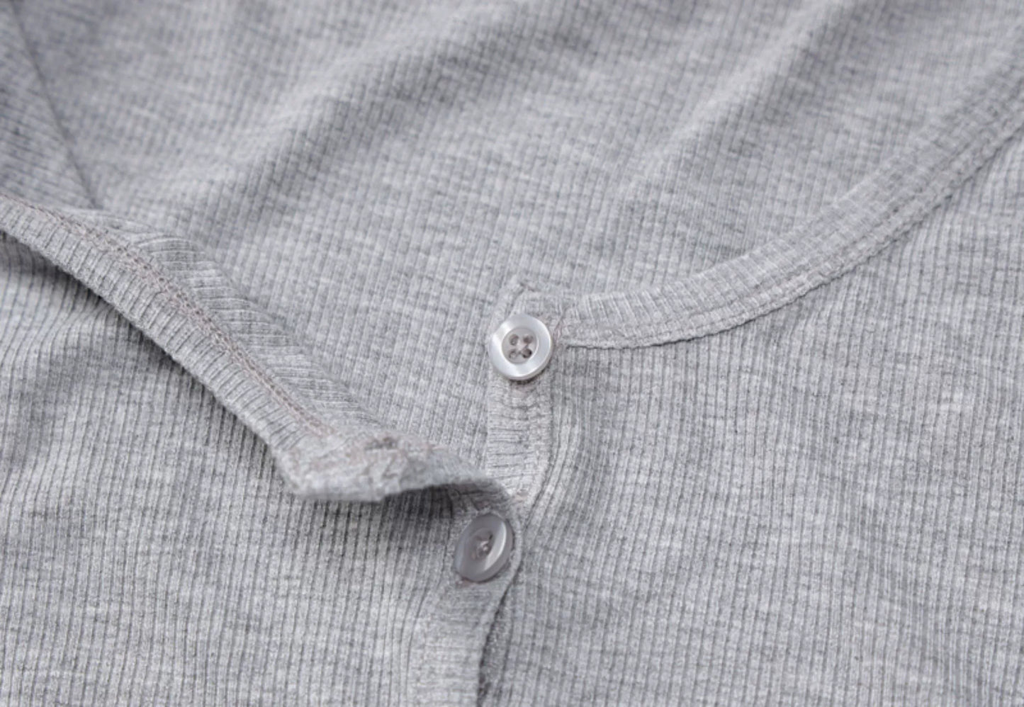 Aurelia Ribbed Button-Up Crop Top