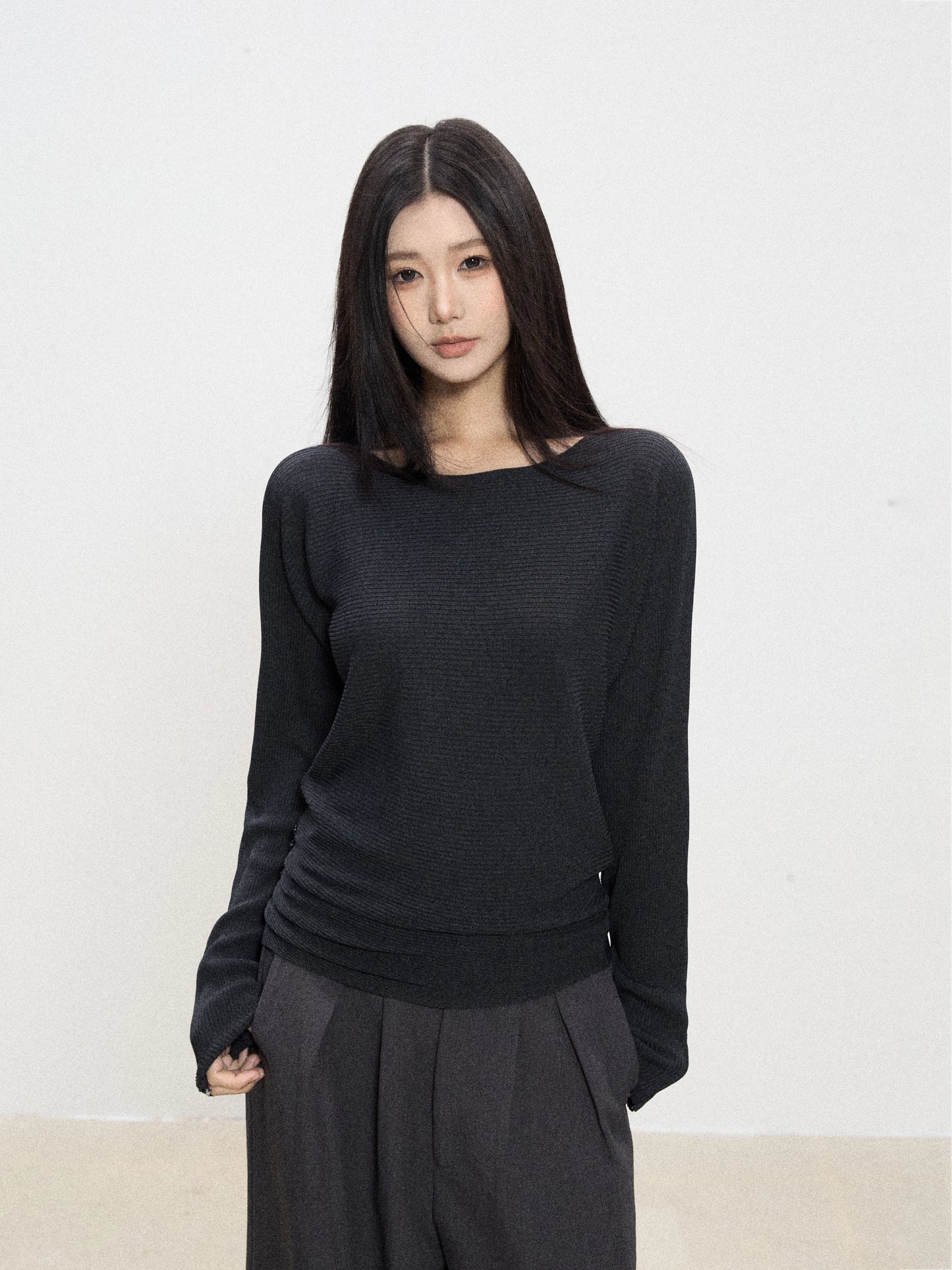 Evelyn Soft Knit Long Sleeve Top
