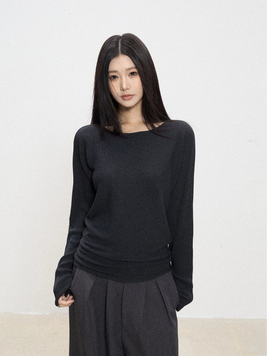 Evelyn Soft Knit Long Sleeve Top