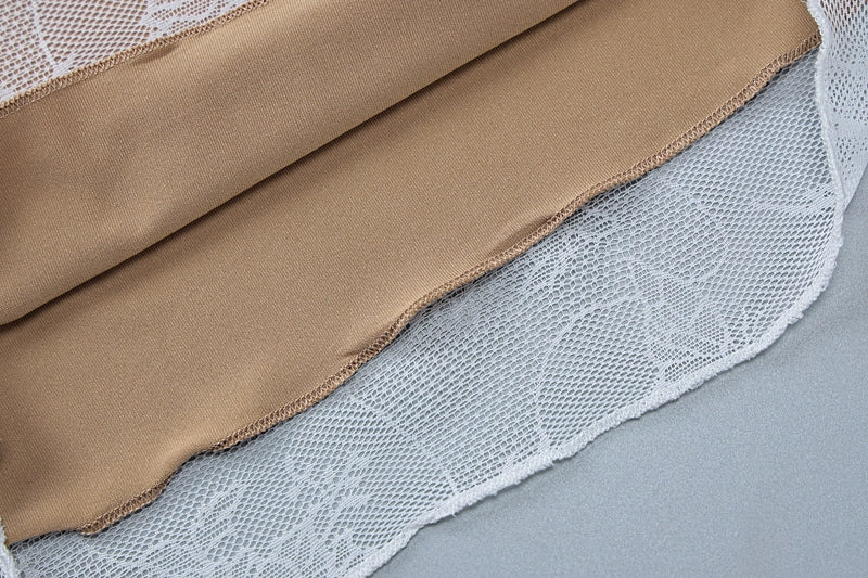 Aurelia Sheer Lace Ribbon Top