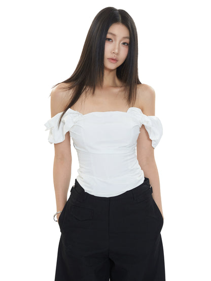 Vera Off-Shoulder Bow Top