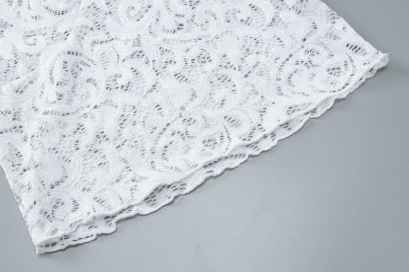 Celeste Flared-Sleeve Lace Top