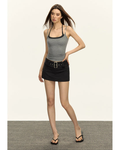 Amara Retro Halterneck Cami Top
