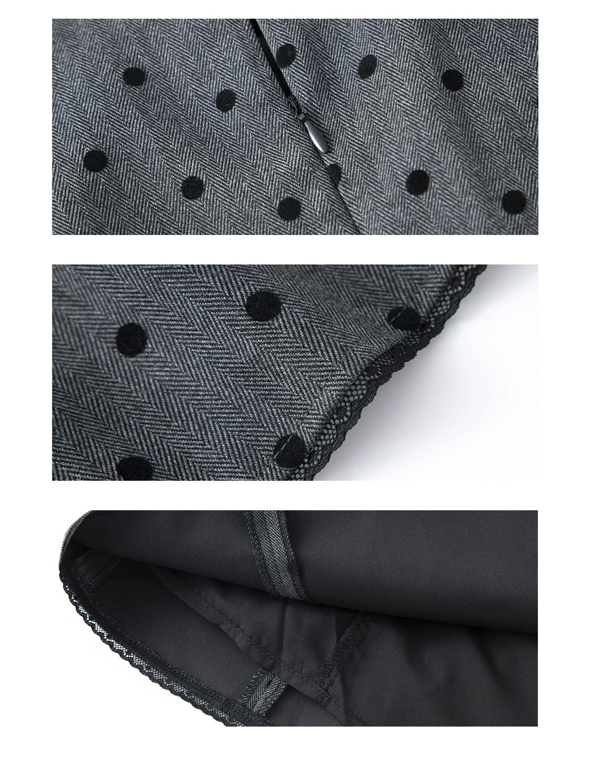Hallie Vintage Polka Dot Mini Dress