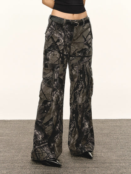 Carmen Vintage Camouflage Cargo Pants