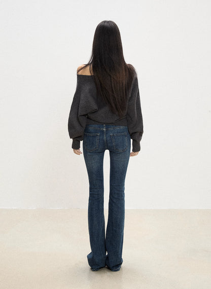 Ari Off-Shoulder Knit Sweater