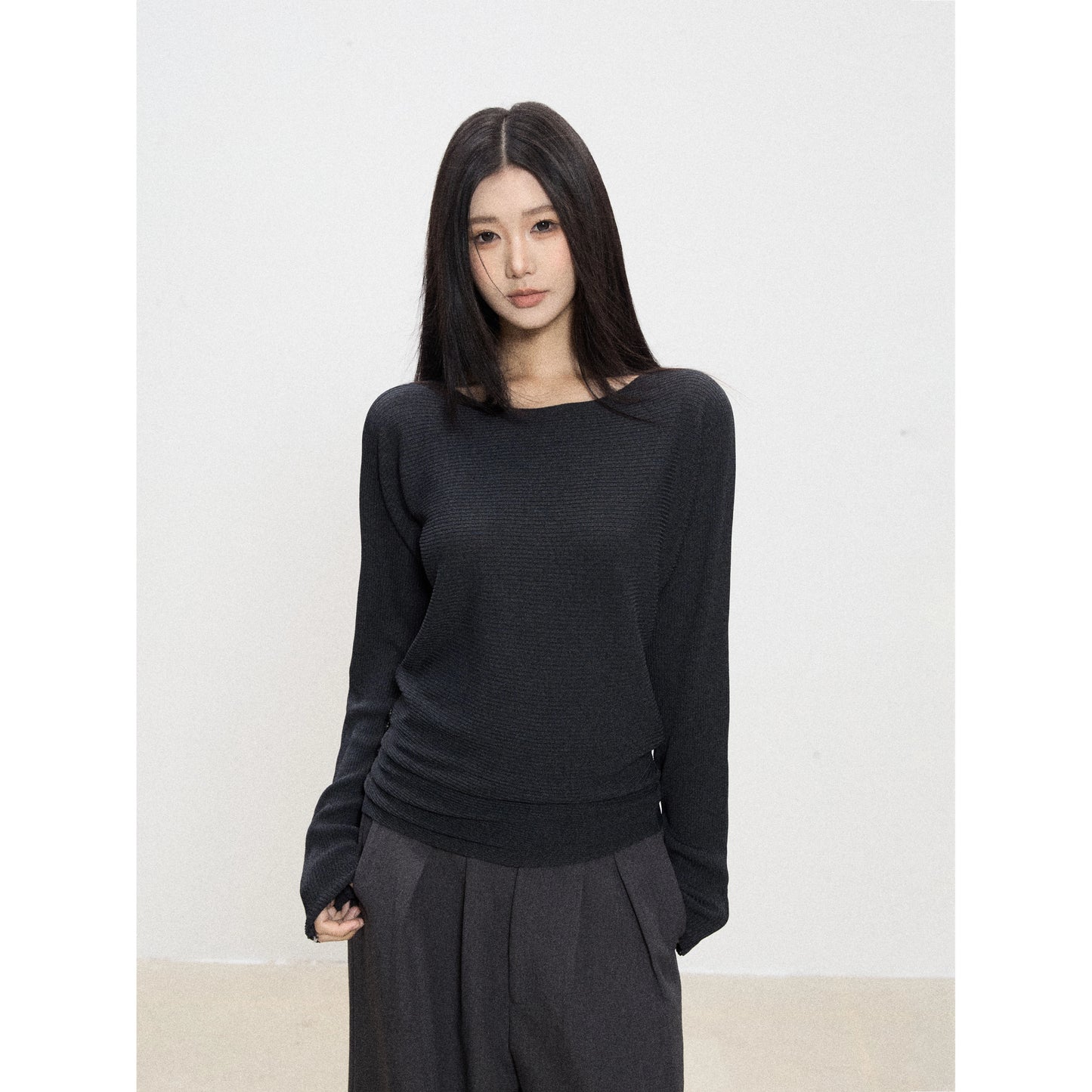 Evelyn Soft Knit Long Sleeve Top