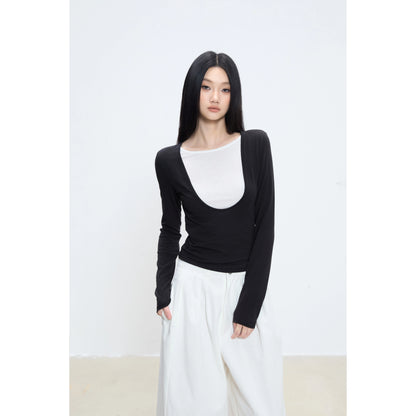 Liora Layered Scoop Top